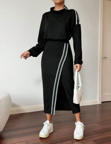 Compleu SHEIN, negru Negru