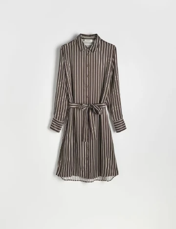 Rochie medie Reserved, maro