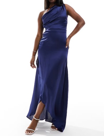 
						Rochie lunga TFNC London, bleumarin