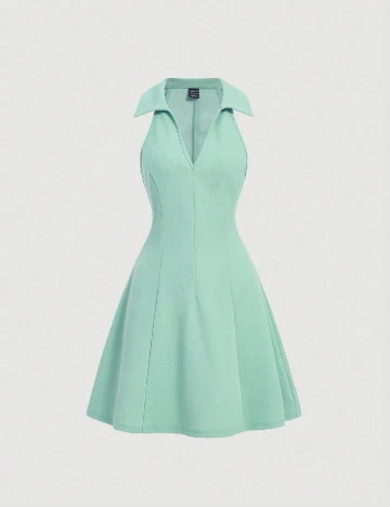 Rochie scurta SHEIN, verde