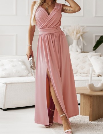 
						Rochie lunga SHEIN, roz