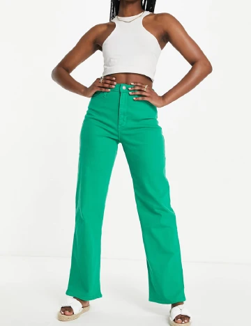 Blugi Hollister, verde Verde