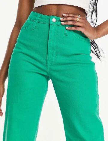 Blugi Hollister, verde Verde