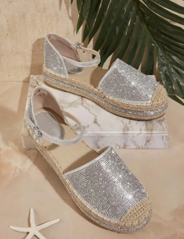 Espadrile SHEIN, gri Gri