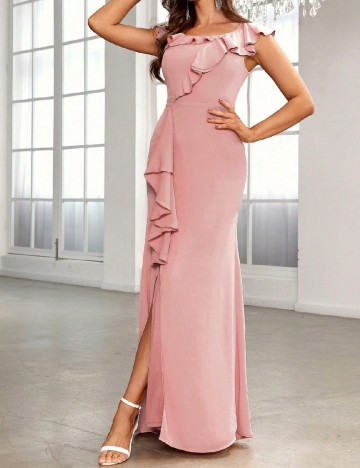
						Rochie lunga SHEIN, roz