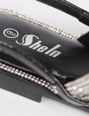 Sandale SHEIN, negru/gri