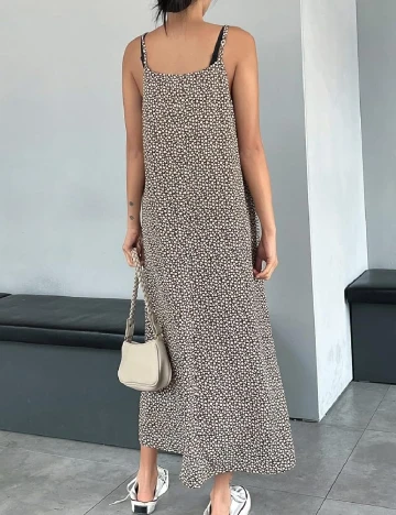 Rochie lunga Dazy, maro Maro