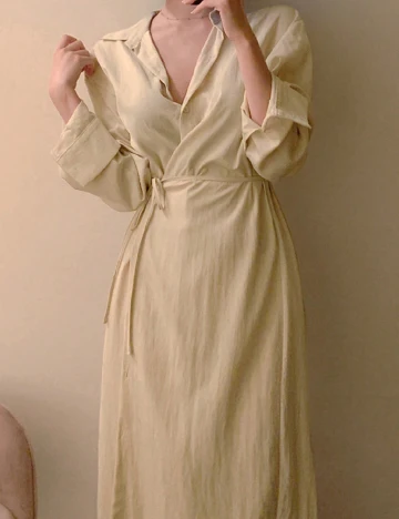 Rochie medie Dazy, bej
