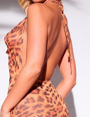 Rochie de plaja PRETTYLITTLETHING, animal print Animal print