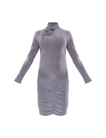 Rochie scurta PRETTYLITTLETHING Maternity, gri
