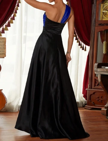 Rochie lunga Miss ord, negru