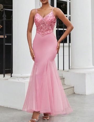 
						Rochie lunga SHEIN, roz