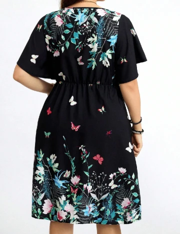 Rochie scurta SHEIN CURVE, negru