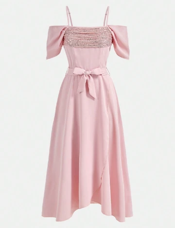 Rochie Shein Kids, roz Roz