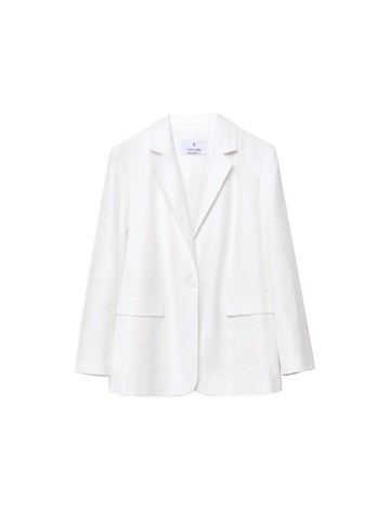 
						Sacou Stradivarius, alb