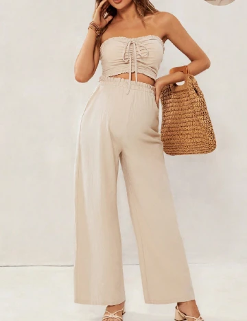 Compleu SHEIN Maternity, crem Crem