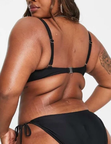 Sutien de baie Ivory Rose Curve, negru Negru