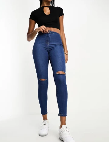 Blugi Parisian, albastru Albastru