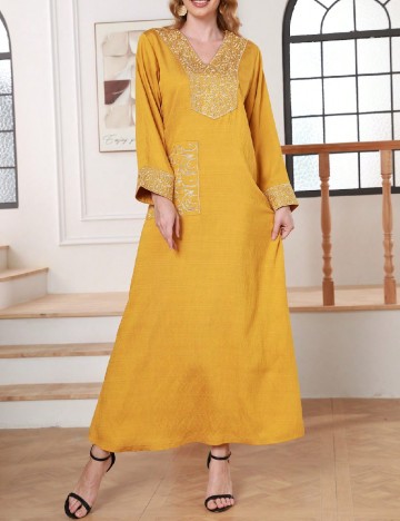 
						Rochie lunga SHEIN, galben