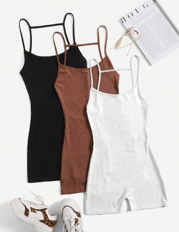 Set salopete 3 bucati SHEIN, mix culori Mix culori