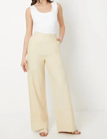 Pantaloni Oasis, crem