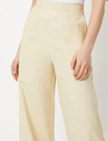 Pantaloni Oasis, crem