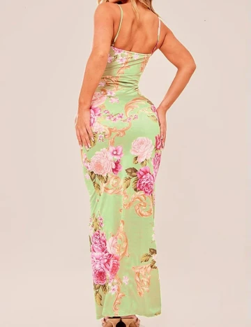 Rochie lunga PRETTYLITTLETHING, verde Verde