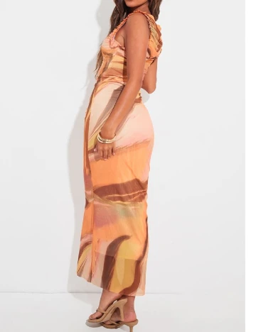 Rochie lunga PRETTYLITTLETHING, mix culori Mix culori