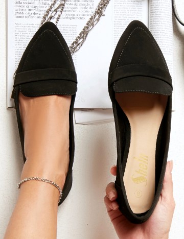
						Balerini SHEIN, negru