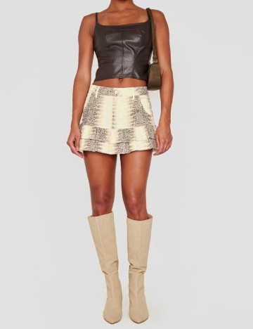
						Fusta PRETTYLITTLETHING, animal print