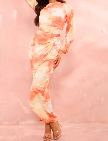 Rochie lunga PRETTYLITTLETHING, portocaliu