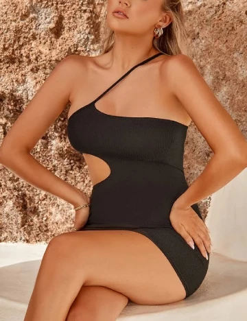 Rochie scurta PRETTYLITTLETHING, negru Negru