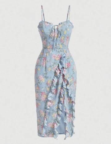 Rochie medie SHEIN, bleu