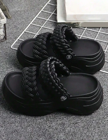 Sandale SHEIN, negru