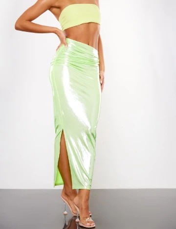 Fusta PRETTYLITTLETHING, verde Verde