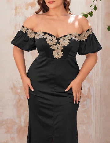 Rochie lunga SHEIN CURVE, negru