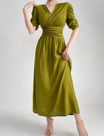 Rochie medie SHEIN, verde