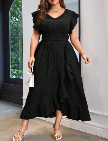 Rochie lunga SHEIN CURVE, negru