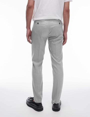 Pantaloni Topman, gri