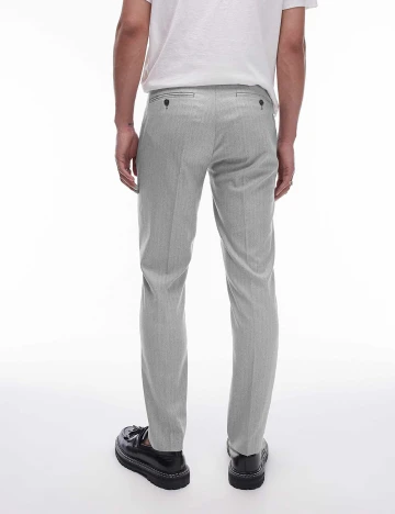 Pantaloni Topman, gri