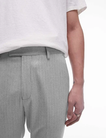 Pantaloni Topman, gri