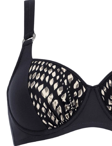 Sutien de baie Triumph, negru Negru