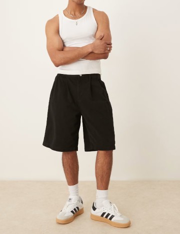 
						Pantaloni scurti ASOS, negru