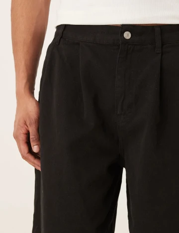 Pantaloni scurti ASOS, negru Negru