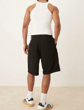 Pantaloni scurti ASOS, negru Negru