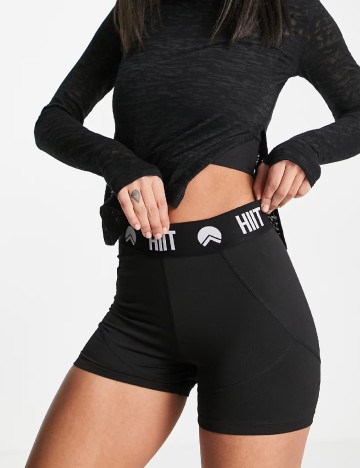 
						Pantaloni scurti HIIT by ASOS, negru