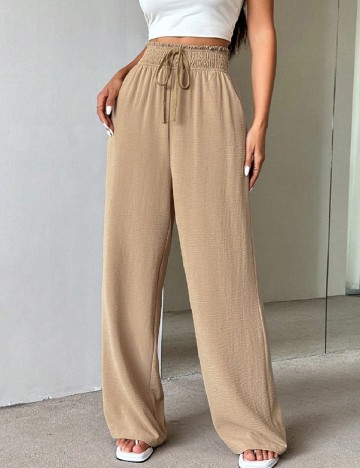 
						Pantaloni SHEIN, maro deschis