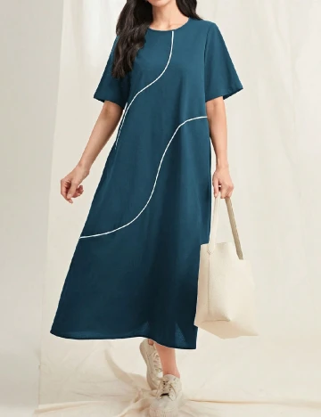 Rochie medie SHEIN, albastru