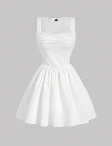 Rochie scurta SHEIN, alb