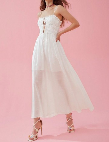 
						Rochie lunga SHEIN, alb
